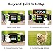 AEZ Smart Dog Collar, GPS Dog Tracker, Wireless Dog Fence System, GPS Fence Collar for Dogs with Beep Vibration Alert Modes, Radius 25-999 Yards for Over 15lbs Dogs, IPX7 Waterproof