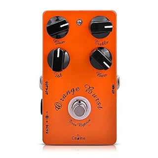 Caline CP-18 orange Overdrive pré AMP pédale - Les Beatles, Paul McCartney, John Lennon, RIngo Starr, George Harrison