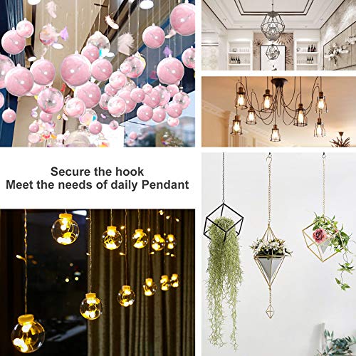 Yairmis 12-Pack 304Stainless Steel Q-Hanger Hook, Indoor And Outdoor Hooks Home Christmas Lights Hanger Hooks With Screw For Garage New Year Party Outdoor Easy Release Wire And Fairy Led Lights #TOP5