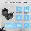 MOHEGIA Beach Cruiser Bike Tires Replacement Kit with 2 Pack 26 x 2.125 Inch Folding Bicycle Tires,Tubes and Tire Levers/Black #3
