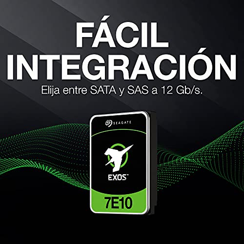 Disco empresarial Seagate Exos 7E10 2 TB con 2M de MTBF para máxima seguridad de datos 6