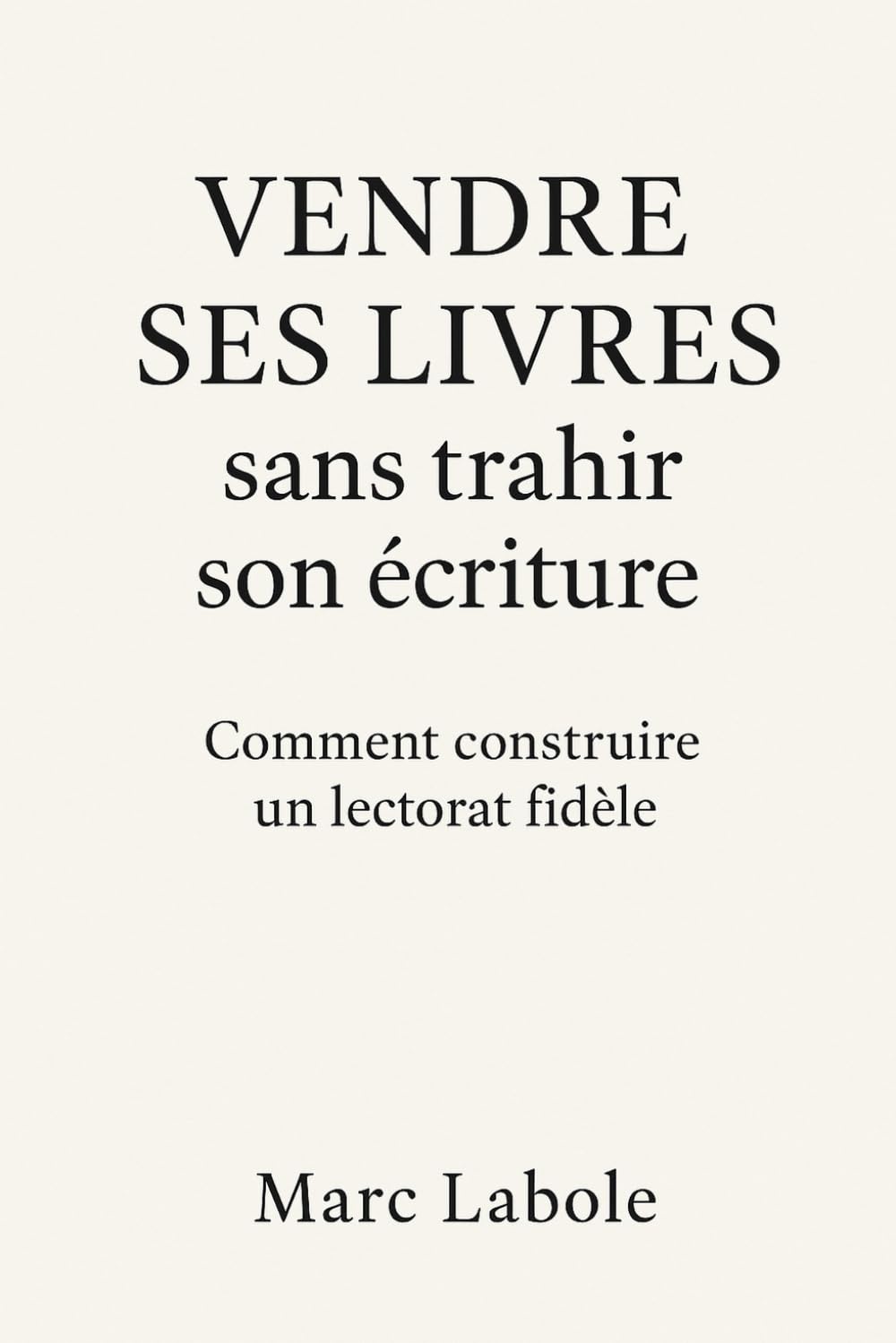 Vendre ses livres sans trahir son écriture: Comment construire un lectorat fidèle