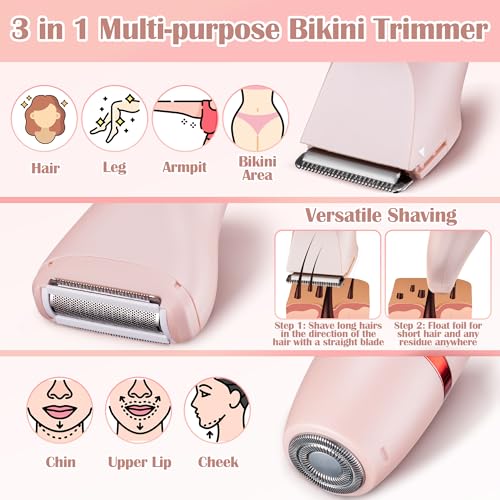 Save $5 on GQIRIL Electric Bikini Trimmer - 3-in-1 Waterproof Shaver - Image 3