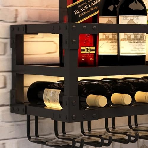 Armoire à vin murale pour optimiser une cuisine encombrée grâce aux LED