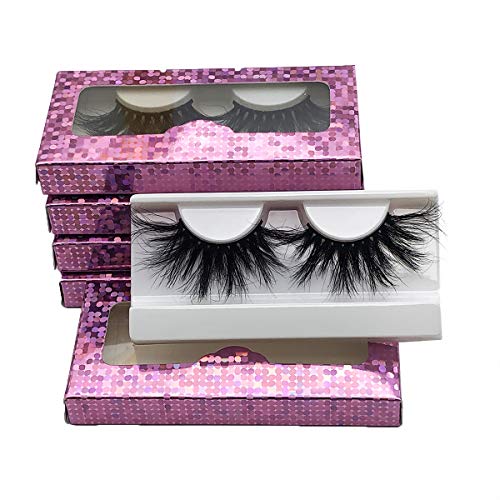 Wholesale 25mm Mink Lashes MIKIWI E02-5 Real Mink EyeLashes Thick HandMade Full Strip Lashes Crueltyl Free Fluffy Lash Dramatic 3D Mink Lashes Bulk Pack-5