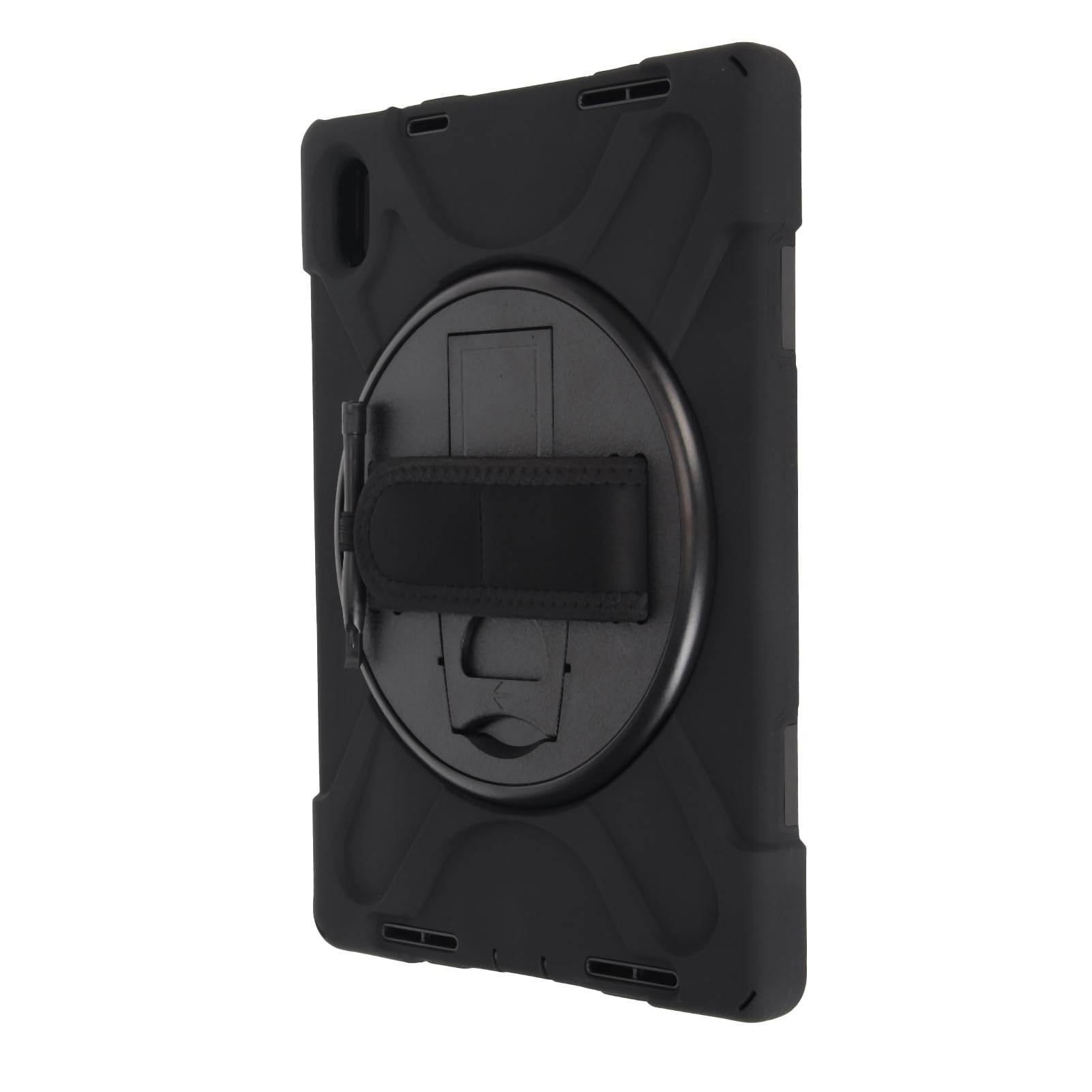 Protector de Tableta Funda Protectora a Prueba de Golpes para Tableta Corte Preciso Montaje Portátil Giratorio de 360 ​​​​Grados para Viajes (Negro)