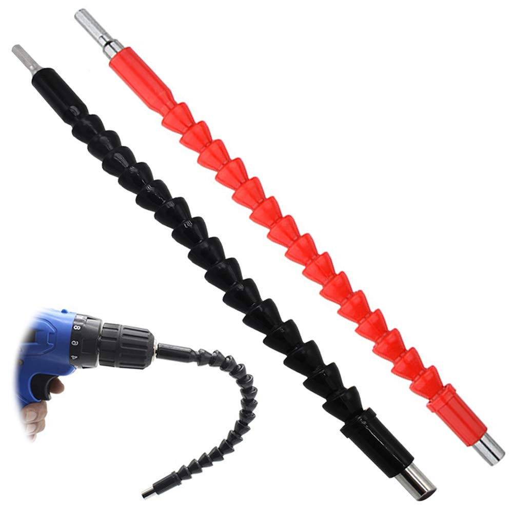 2 Pcs Flexible Drill Bit Extension,Sonku 11.6 inch Explore Flexible