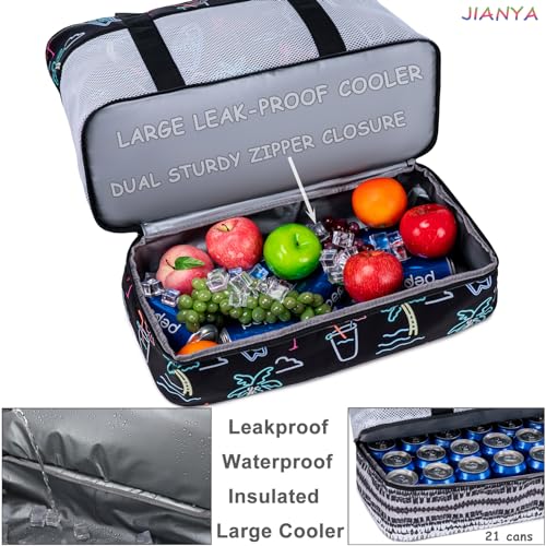 JIANYA Beach Bag XL Women Waterproof Beach Tote Pool Bags with Cooler Sandproof Beach Essentials for Beach Vacation Travel3