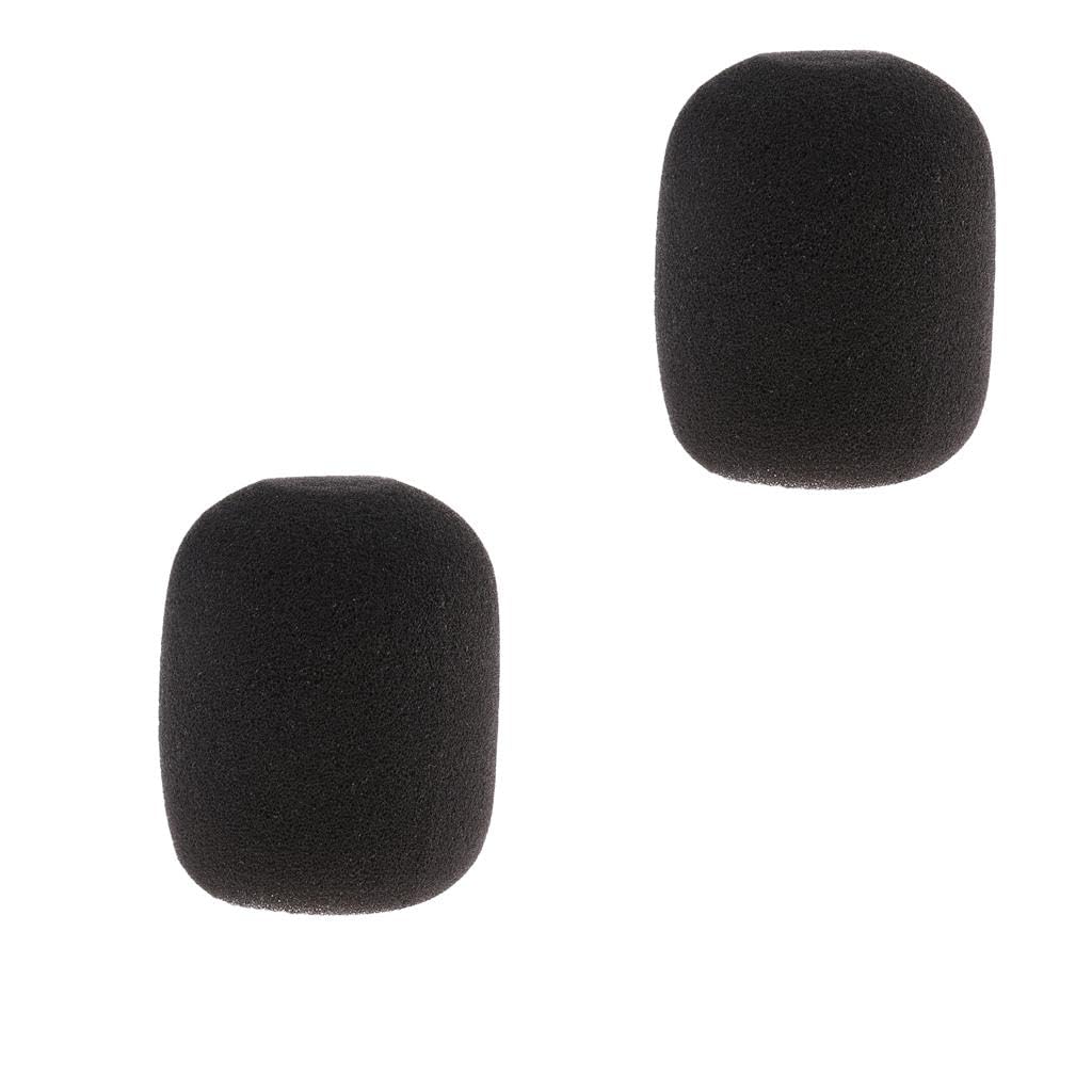 ATORSE 2PC Condenser Microphone Windscreen Soft Sponge Cover Windshield Mic Shield-image-48