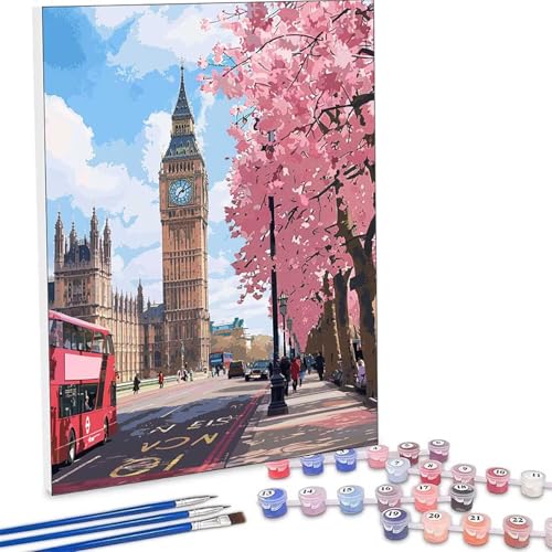 �������G ��, ���i �����h��G �L�b�g DIY ��l ���S�Ҍ��� �f�W�^�����G ��h�� Paint by Numbers for Adults �A�N�����y�C���g ���ʉ� �z�[�� �I�t�B�X���� �M�t�g ��H�| �|�p��h�� �G���� �C���e���A �Ǐ��� 30x