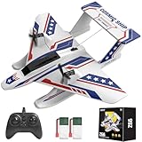 ラジコン飛行機 おもちゃ DEERC 水陸空 戦闘機 ラジコン 100g未満 40分飛行 全身防水 2.4GHz 6軸ジャイロ 軽量 低電力アラート 2段階スピード切替 EPP素材 耐久性 初心者 大人 子供用 RCグライダー 技適認証済 Z66