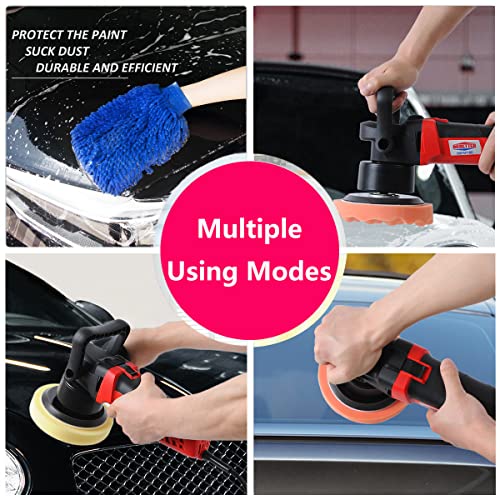 Dobetter Car Buffer Polisher, 6” Dual Action Orbital Polisher Machine For Car Waxer/Buffer With Detachable Side Handle-Dbpap180 #TOP6