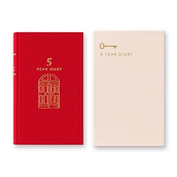 apartamento 5冊セット Amazon.co.jp: ミドリ(MIDORI) 日記 5年連用 扉 赤 12851006