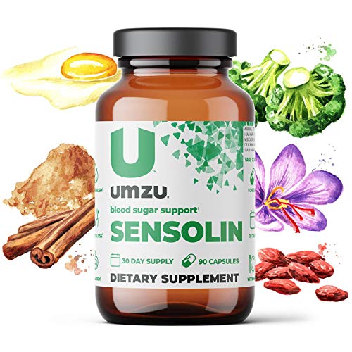 UMZU: Sensolin - Natural Blood Sugar Stabilizer - Blood Sugar Metabolism Support - Helps Regulate Blood Glucose - Reduces Hangry Behavior - Promotes Weight Loss with No Artificial Fillers