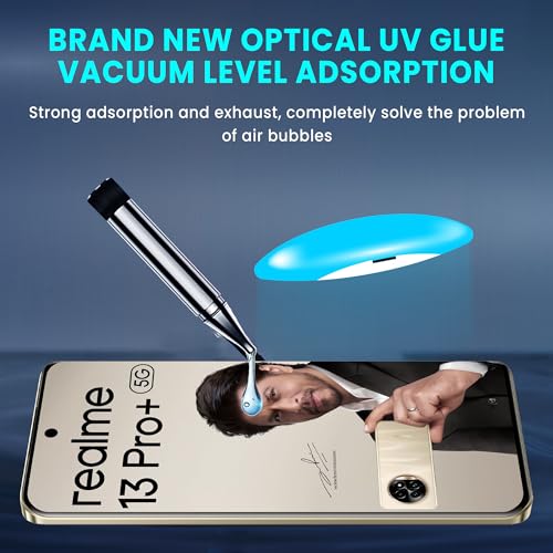 Image of FIRST MART Military-Grade Privacy Tempered Glass for Realme 13 Pro Plus /Realme 13 Pro - 9H Hardness, Edge to Edge, Bubble-Free, Anti-Spy, Anti Peeping [1 Pack]