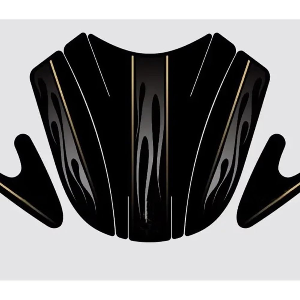 Gas Fuel Tank Pad Tank Pad Protector for Benda for Napoleon 450 Motorcycle, Leather Glaze Stickers, Accessories