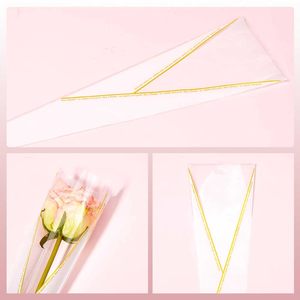 GORGECRAFT 50 Sachet D'emballage En Vrac Pour Roses Simples