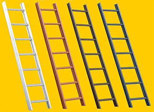 Preisvergleich Produktbild ff / fischer fachhandel Dachleiter / Dachauflegeleiter aus Alu (10, anthrazit)