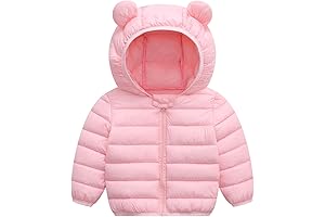Baby & Toddler Winter Coats with Bear Hoods