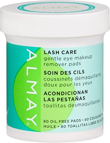 Almay Lash Care Gentle Eye Makeup Remover Pads 80 ct (Pack of 2)