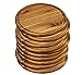 Produktbild 10er SET KESPER 28442 Fleischteller Ø 25 cm aus FSC®-zertifiziertem Akazienholz/Holzteller/Pizzateller/Schneidebrett