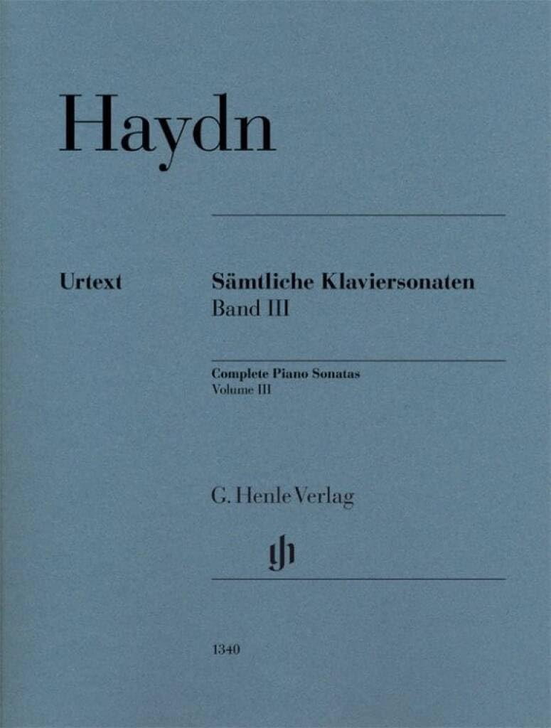 JOSEPH HAYDN : INTEGRALE DES SONATES POUR PIANO VOLUME 3: Instrumentation: Piano solo