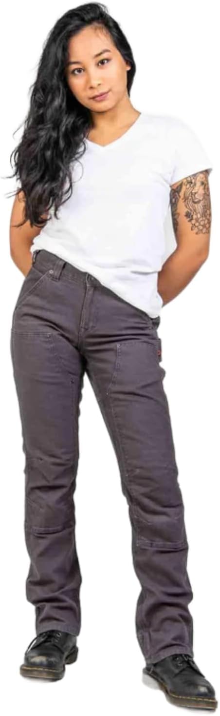 Dovetail Workwear Britt Utility Cargo Pants for Women, Straight Leg Fit, 11 Functional Pockets