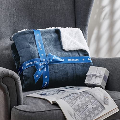 BEDSURE Kuscheldecke - Warm Sherpa Wolldecke & Sofadecke, Flauschig Sofaüberwurf Decke, Dicke Couchdecke, Fleecedecke… – Ansicht 6