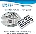 HQRP 2-pack Refrigerator Filter compatible with Whirlpool WRV976FDEM WRV986FDEM WRV996FDE WRS526SIA WRS537SIA WRS950SIA WRS965CIA WRS970CID WRT571SMY WRT579SMY WRT5L1SMY series