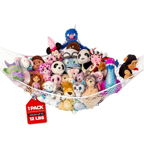 Jouet Net "fête de Stuffie Hamac" Organiseur support de vos animaux en peluche amis. Large/Jumbo, jouet Hamac Couvre 208,3 x 127 x 127 cm par Lilly d'amour, une salle de jouet de qualité de Solutions de stockage Jouet Net "fête de Stuffie Hamac" Organiseur support de vos animaux en peluche amis. Large/Jumbo, jouet Hamac Couvre 208,3 x 127 x 127 cm par Lilly d'amour, une salle de jouet de qualité de Solutions de stockage