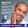 Mens Face Moisturizer Lotion - Serum For Eyes Face & Neck - Anti Aging - Anti Wrinkle - Hydrates & Firms - Retinol - Hyaluronic Acid - Vitamin C - Rejuvenates Facial Skin Cream by Guy Stuff Essentials