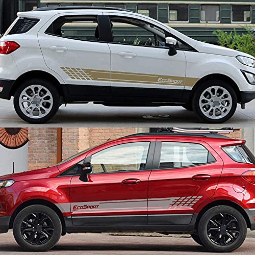 2 pezzi Carrozzeria a Strisce Laterali Adesivo