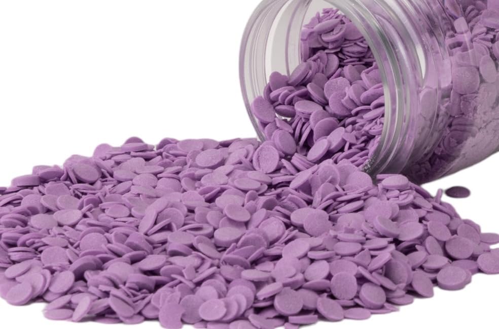 Miniatura 9 de Lentejuelas moradas con detalles comestibles, sin gluten, sin huevo, sin nueces, kosher, mezcla de chispas elegantes, para hornear, decoración,