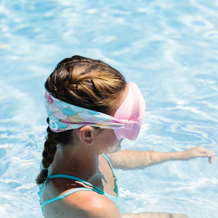 Miniatura 7 de Splash Place Máscara de natación para adultos con correa de tela  Gafas de natación para adultos con cubierta para la nariz, hipoalergénicas, no más