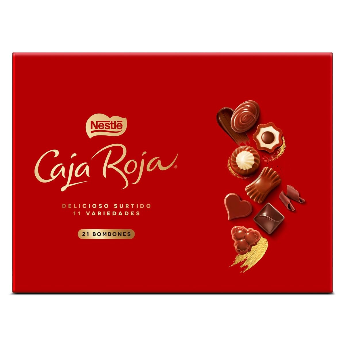 NESTLÉ Caja Roja: Irresistibles Bombones de Chocolate 198g