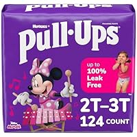 Pull-Ups Learning Designs Potty Training Pants for Girls, Size 2T-3T (18-34 lb.), 124 Ct, One Month Supply (Packaging May Vary)
