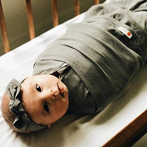 Image of embe Headband and Swaddle Bundle (Slate)