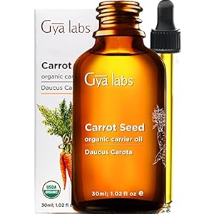 Gya Labs Biologische Wortelzaadolie voor Haargroei – Wortelzaad Essentiële Olie voor Droge en Ongelijke Huid, Droog Haar…