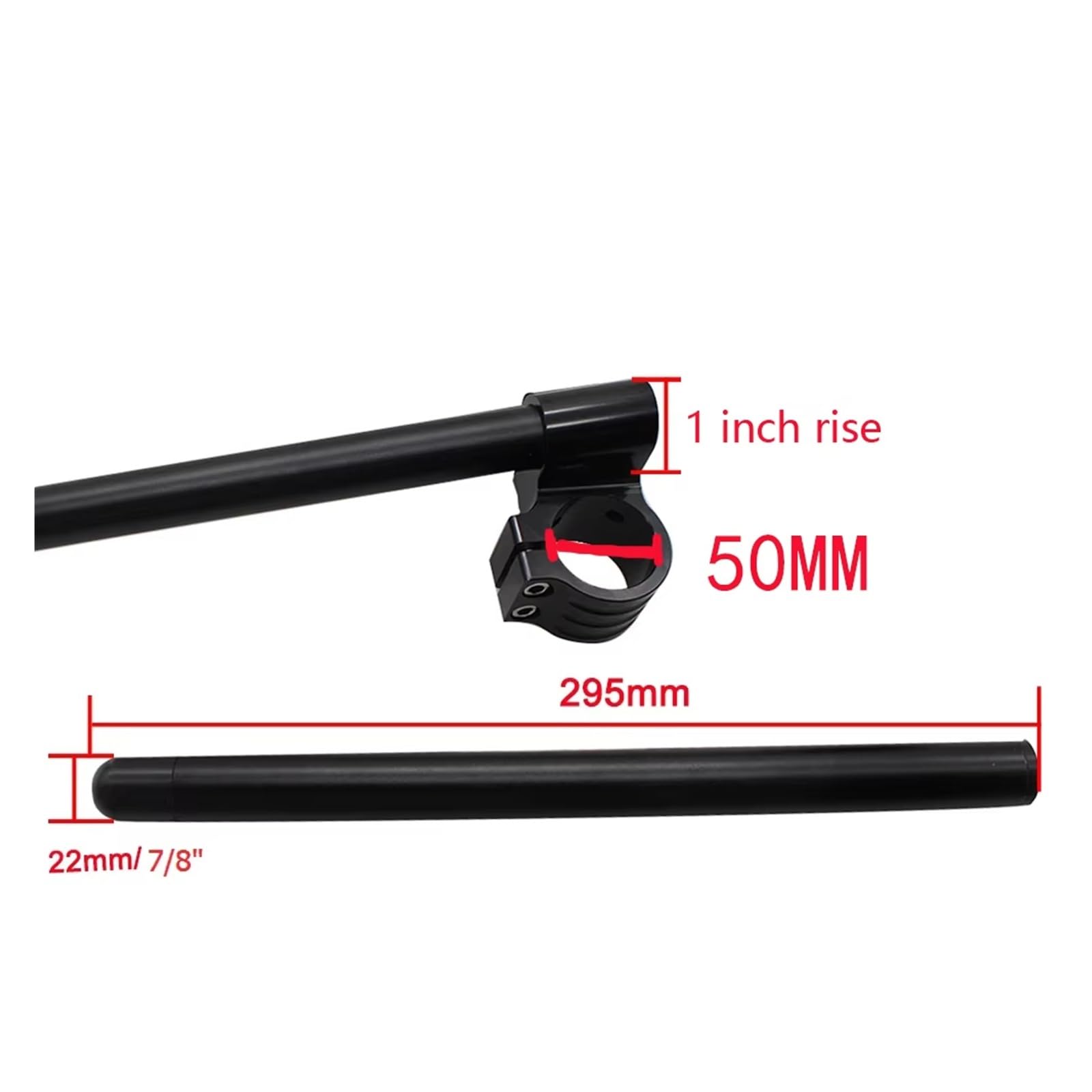 Moto Elevador de Manillar para CBR1000RR 2008-2015 Riser CNC Aluminio Motocicleta Manillar Clip-Ons Horquilla 50MM Manillar Barras Clip Ons Moto Manillar Elevador