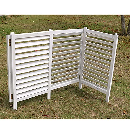 Housse de climatiseur bois et support de climatisation extérieure à stores