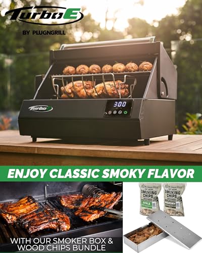 Image of Turbo E XL Electric Grill | 1700W Infrared, Warming Rack, Probe, Apartment Friendly