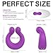 Sex Toys for Men Couple Vibrator - Adult Toys Cock Ring Vibrator for Penis & Clitoral Stimulation, Penis Ring with 9 Powerful Vibrating Modes, Vibrating Cock Ring Sex Toy for Men Women Couples(Purple)
