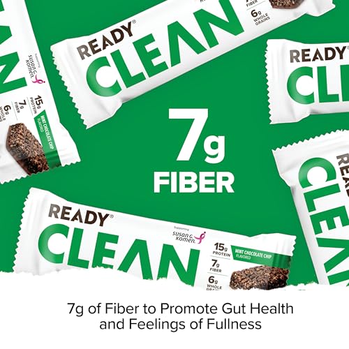Image of Ready Protein Bars, Mint Chocolate Chip, 15g Whey Protein, 12 Ct