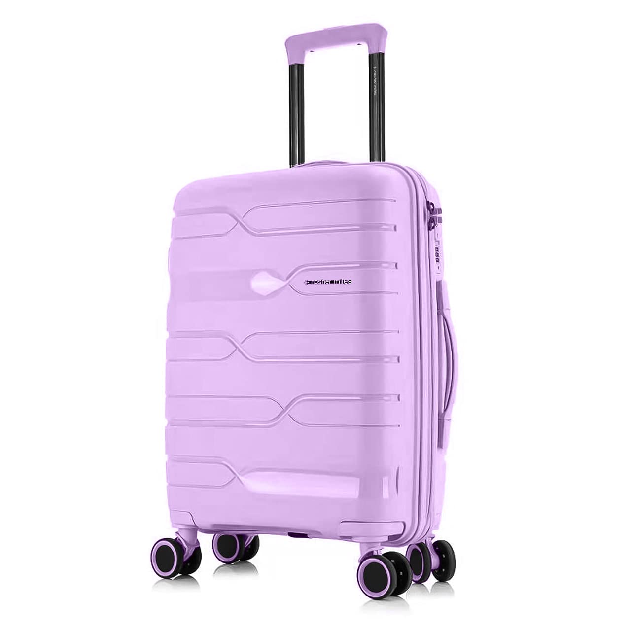 Nasher Miles Paris Hard-Sided Spinner Polypropylene Check-in Luggage Purple 24 inch |65cm Trolley Bag (B0BFJBC2HV) Amazon Price History, Amazon Price Tracker