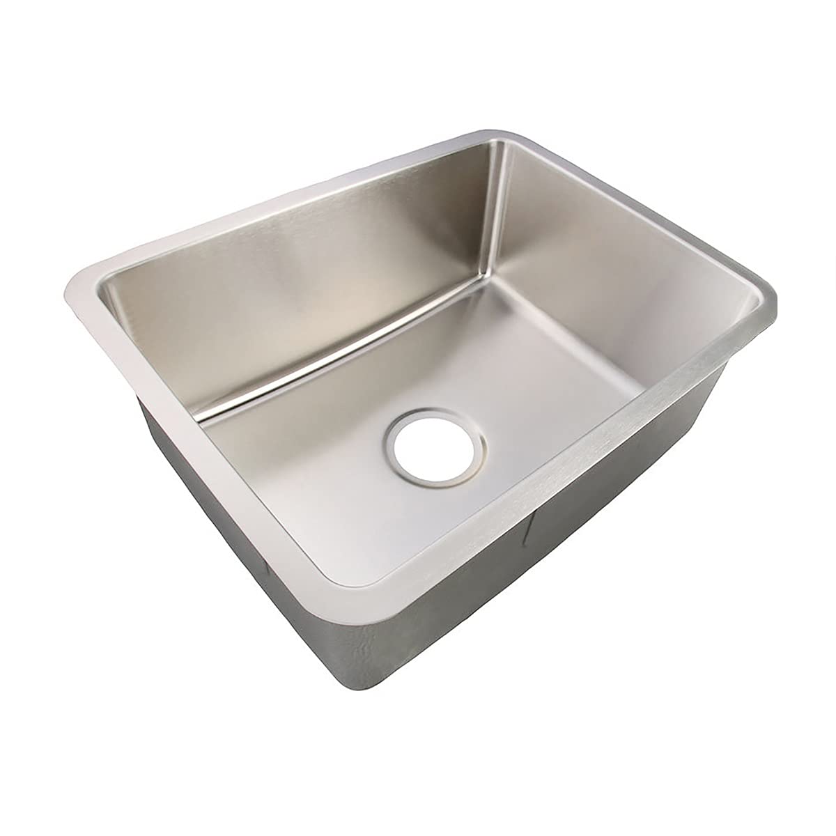 Évier de cuisine en acier inoxydable 304 compact à cuve simple pour bar et balcon