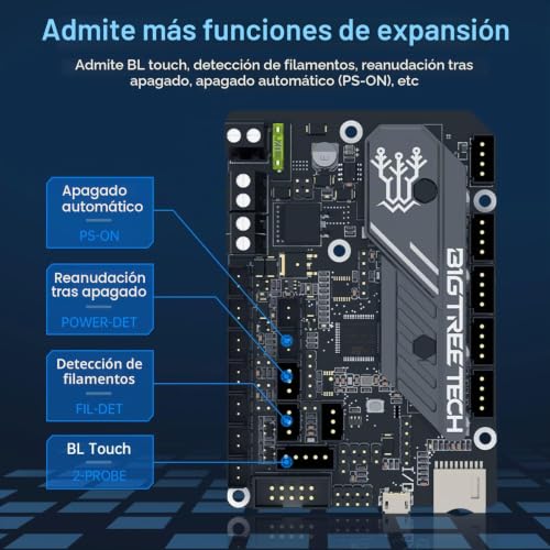 Placa de control BIGTREETECH SKR Mini E3 V3.0 y pantalla TFT35 para impresora Ender 3 y 5 3