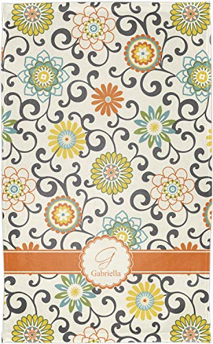 Youcustomizeit Swirls & Floral Finger Tip Towel - Full Print (Personalized) #TOP1