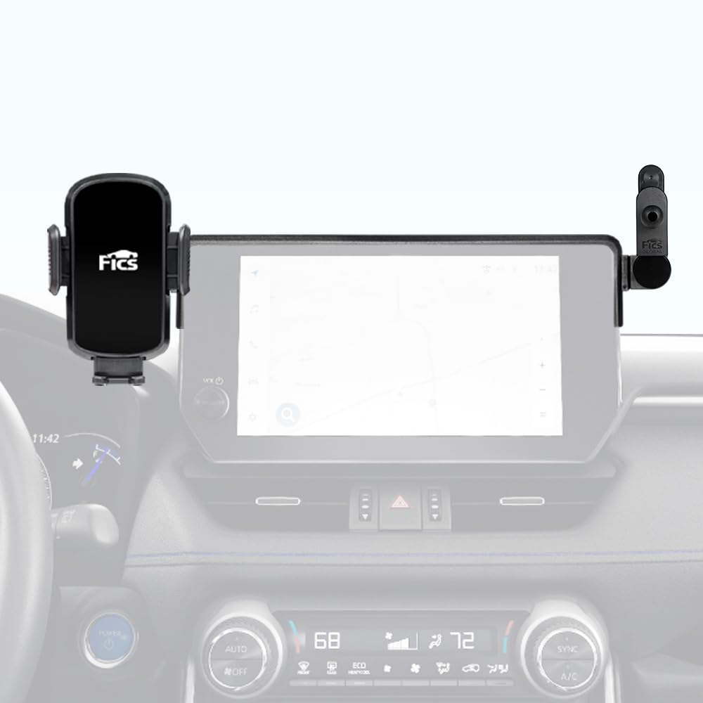 Photo 1 of FICS Car Phone Holder for Toyota RAV4 – Custom-Fit Mount for Seamless Display Integration (Toyota RAV4 10.5" JBL Monitor)