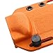 Kydex Sheath fits Ka-Bar Becker BK2 and BK22 with Tension Adjustment (Black)