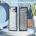 BOYI GMK67 Barebones Keyboard Kit,65% RGB Hot-Swap Gasket Mounted Bluetooth 5.0/2.4G/Type-C Wired Custom Mechanical Keyboard Backlit DIY Kit with Knob(Black)